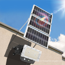LUXINT 1000w White Lights Garden Solar Panel Sensor LED Flood Dimmer Lights